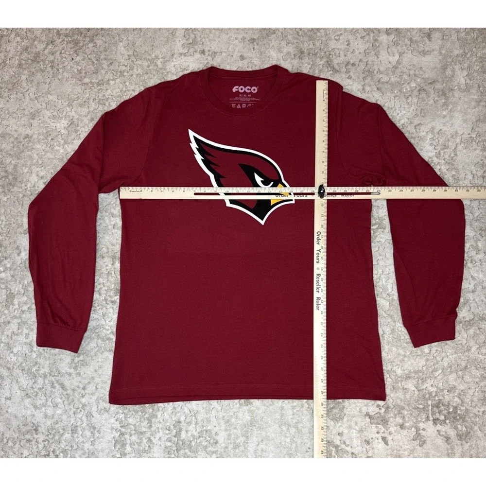 Arizona Cardinals FOCO NFL Men's Long Sleeve XL Shirt NWOT - Picture 3 of 6